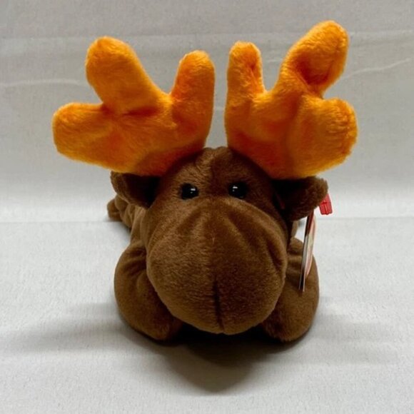 Ty Beanie Baby Original Chocolate 1993 Retired P .E. Pellets Error Red Stamp 205 - Picture 16 of 16